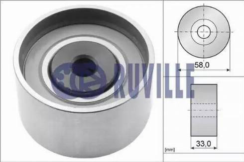 Ruville 57047 - Направляющий ролик, зубчатый ремень ГРМ autosila-amz.com