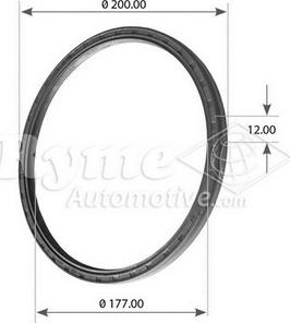 RYME 17583 - Уплотняющее кольцо, сальник, ступица колеса autosila-amz.com