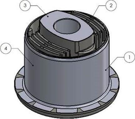 RYME 322245 - Втулка, подушка кабины водителя autosila-amz.com