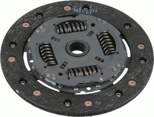 SACHS 1878 600 661 - Диск сцепления, фрикцион autosila-amz.com