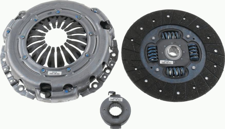 SACHS 3 400 126 002 - Комплект сцепления autosila-amz.com