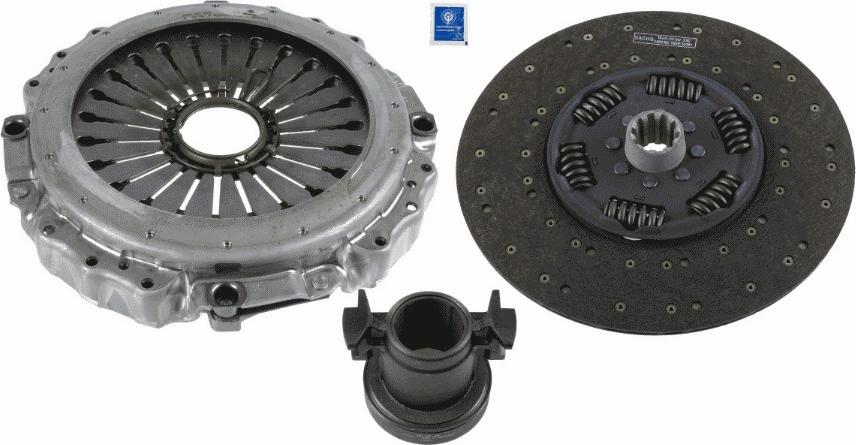 SACHS 3 400 122 901 - Комплект сцепления autosila-amz.com