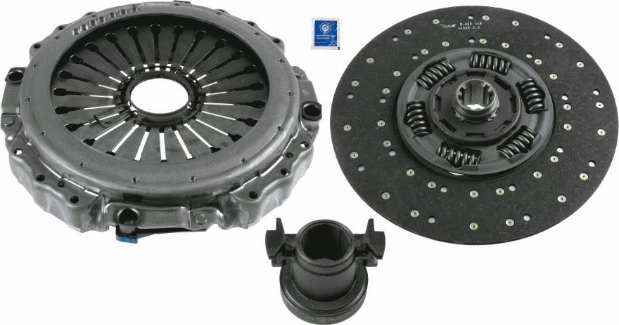 SACHS 3400 122 501 - Комплект сцепления autosila-amz.com