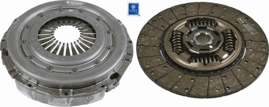 SACHS 3400 700 484 - Комплект сцепления autosila-amz.com