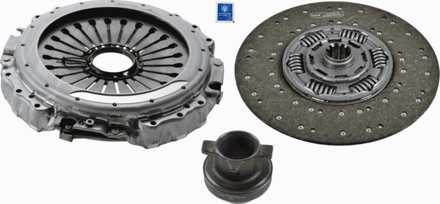 SACHS 3 400 700 506 - Комплект сцепления autosila-amz.com