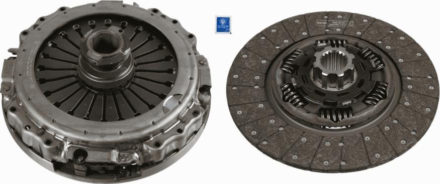 SACHS 3400 700 648 - Комплект сцепления autosila-amz.com