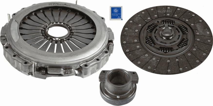 SACHS 3400 700 666 - Комплект сцепления autosila-amz.com