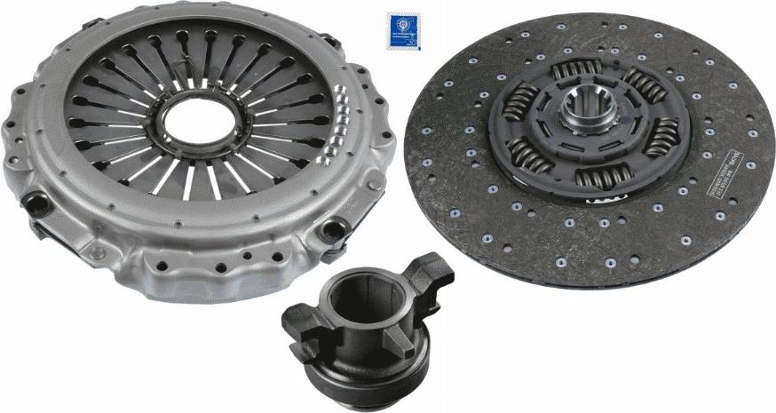 SACHS 3 400 700 333 - Комплект сцепления autosila-amz.com