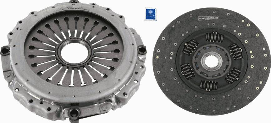 SACHS 3400 700 324 - Комплект сцепления autosila-amz.com