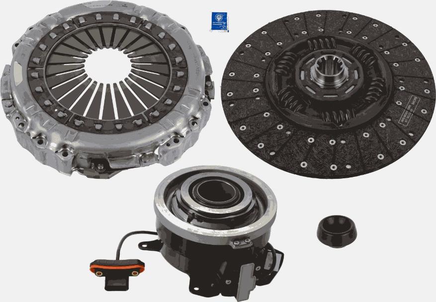 SACHS 3400 710 095 - Комплект сцепления autosila-amz.com