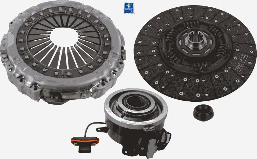 SACHS 3400 710 093 - Комплект сцепления autosila-amz.com