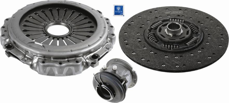 SACHS 3400 710 004 - Комплект сцепления autosila-amz.com