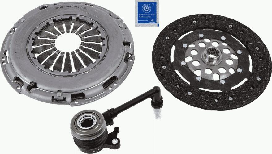 SACHS 3000 990 490 - Комплект сцепления autosila-amz.com