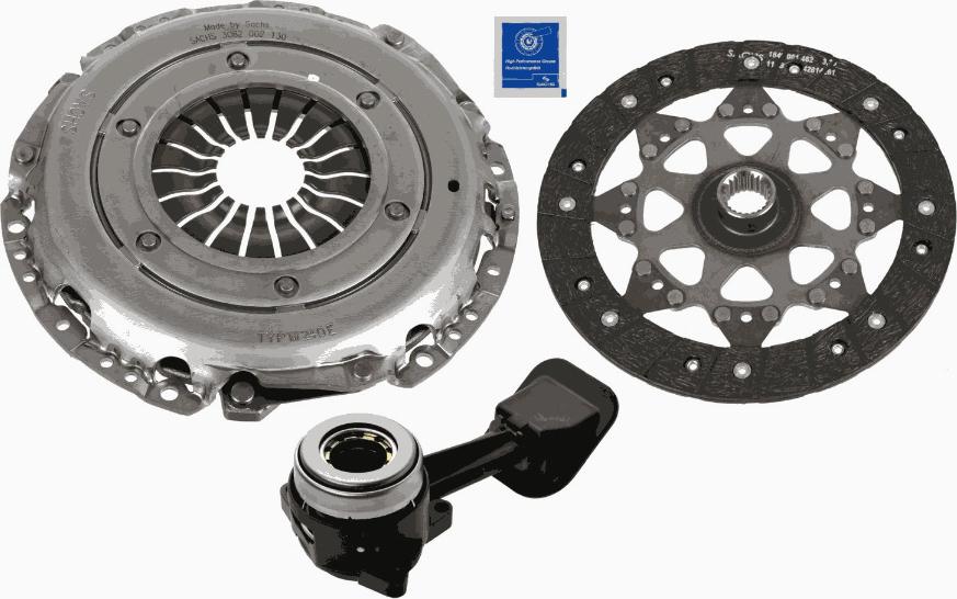 SACHS 3000 990 414 - Комплект сцепления autosila-amz.com