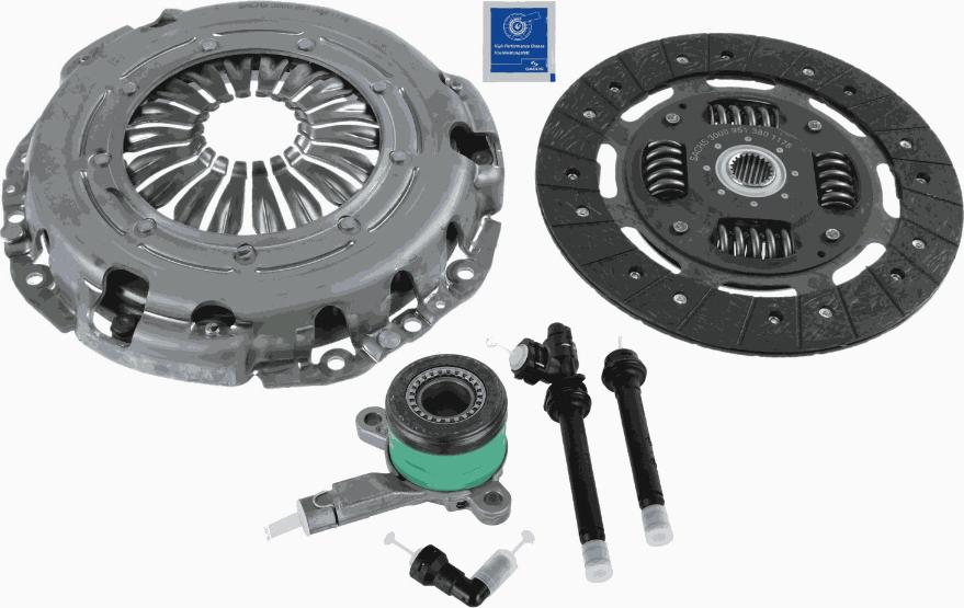 SACHS 3000 990 410 - Комплект сцепления autosila-amz.com