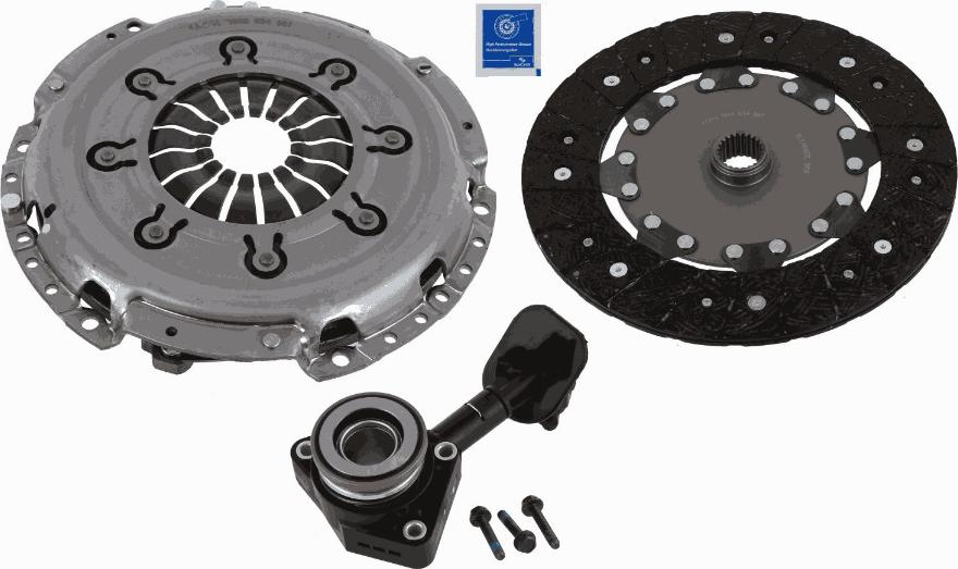 SACHS 3000 990 487 - Комплект сцепления autosila-amz.com