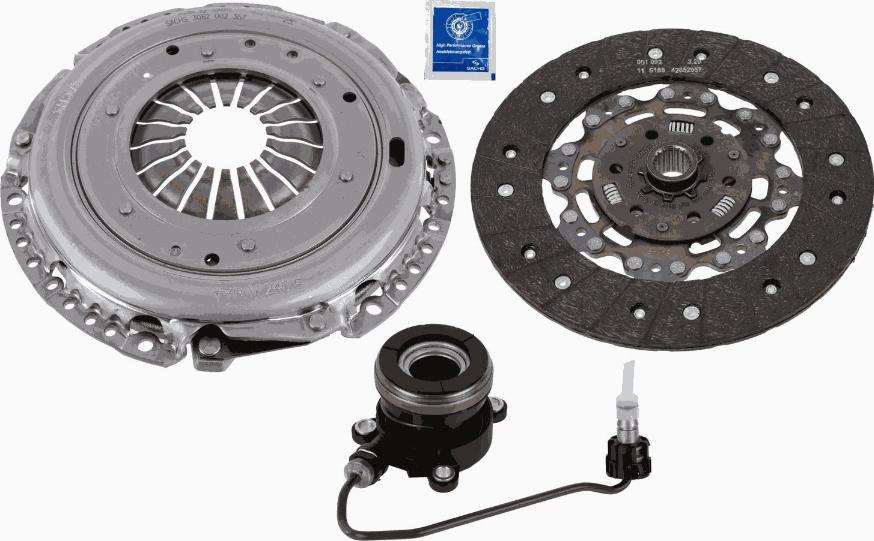 SACHS 3000 990 533 - Комплект сцепления autosila-amz.com