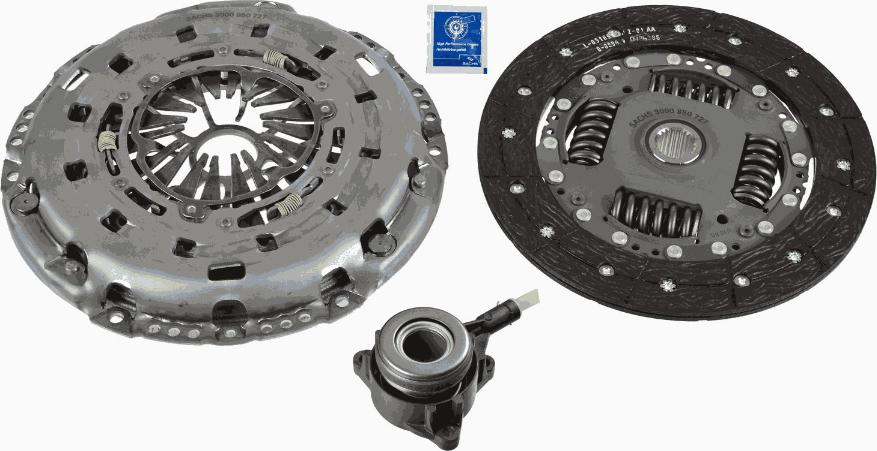 SACHS 3000 990 529 - Комплект сцепления autosila-amz.com