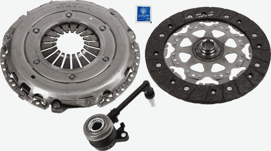 SACHS 3000 990 576 - Комплект сцепления autosila-amz.com