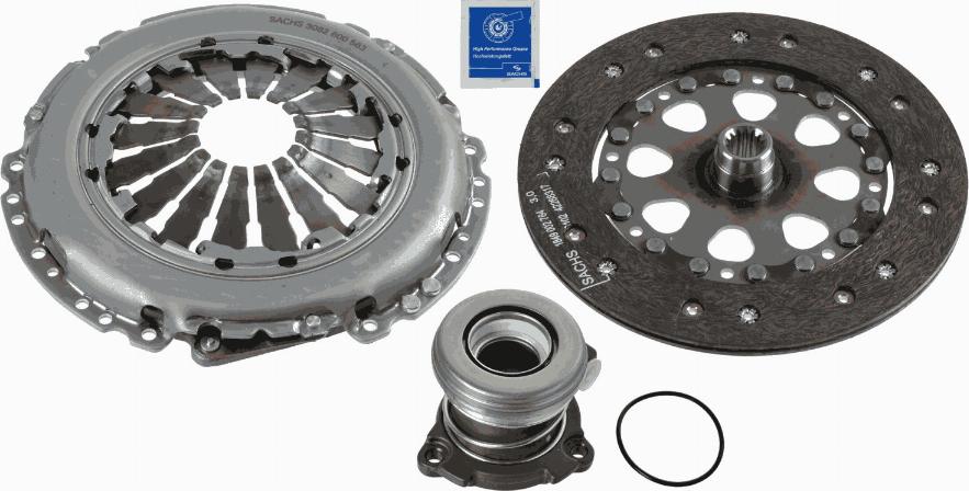 SACHS 3000 990 132 - Комплект сцепления autosila-amz.com