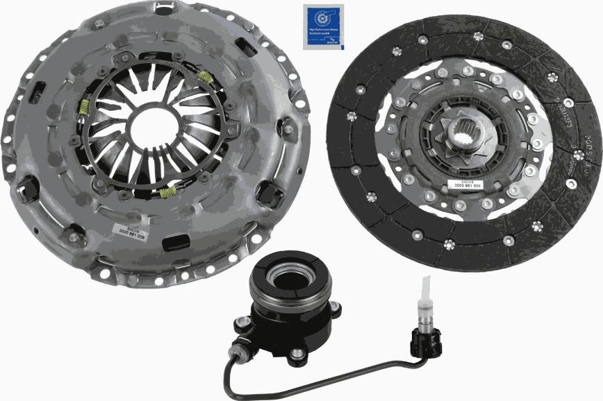 SACHS 3000 990 174 - Комплект сцепления autosila-amz.com