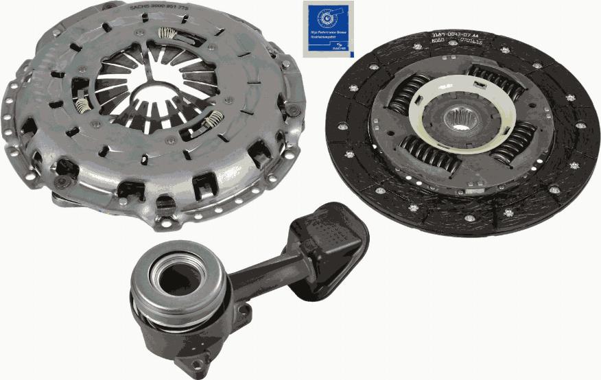 SACHS 3000 990 395 - Комплект сцепления autosila-amz.com