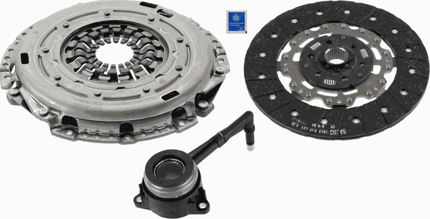 SACHS 3000 990 344 - Комплект сцепления autosila-amz.com