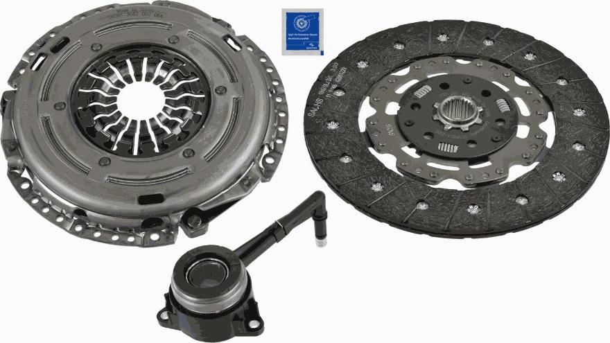 SACHS 3000 990 340 - Комплект сцепления autosila-amz.com