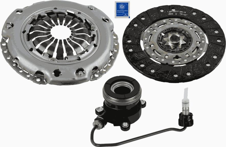 SACHS 3000 990 348 - Комплект сцепления autosila-amz.com