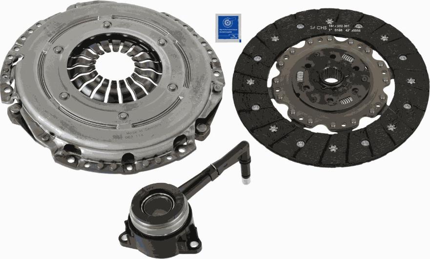 SACHS 3000 990 350 - Комплект сцепления autosila-amz.com