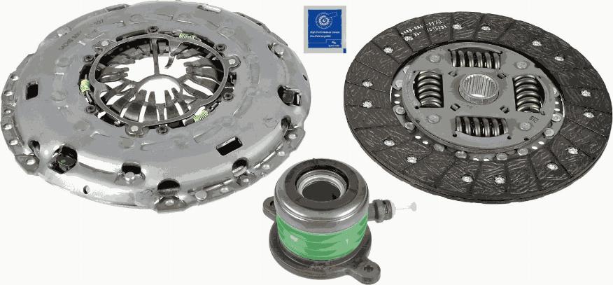 SACHS 3000 990 308 - Комплект сцепления autosila-amz.com