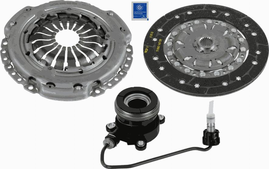 SACHS 3000 990 319 - Комплект сцепления autosila-amz.com