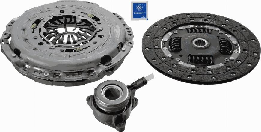 SACHS 3000 990 380 - Комплект сцепления autosila-amz.com