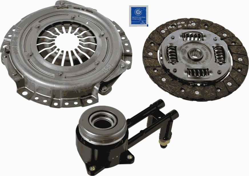 SACHS 3000 990 214 - Комплект сцепления autosila-amz.com