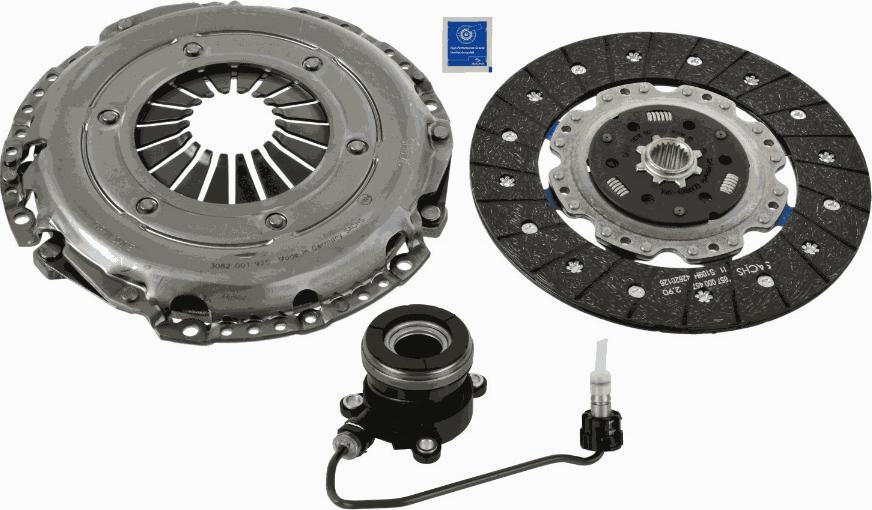 SACHS 3000 990 282 - Комплект сцепления autosila-amz.com