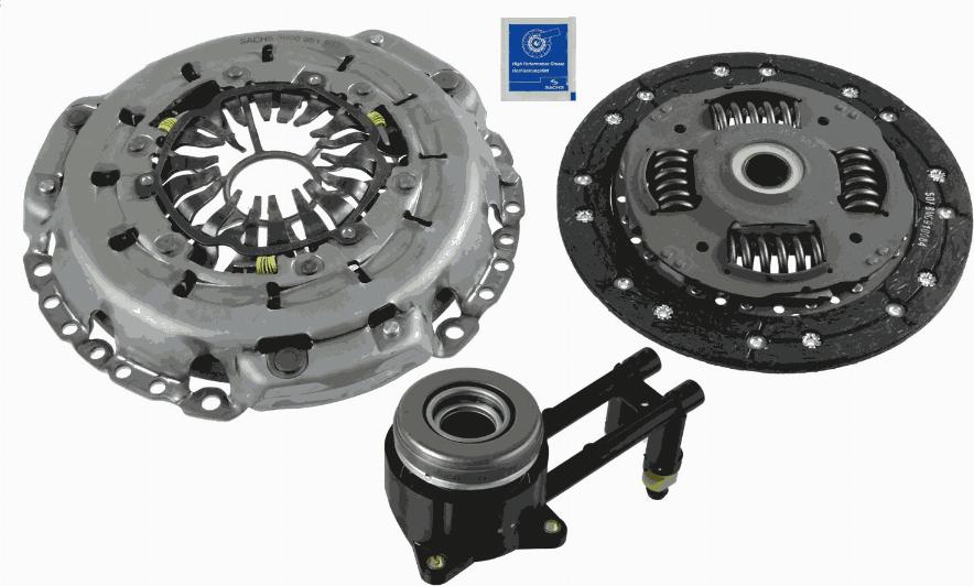 SACHS 3000 990 225 - Комплект сцепления autosila-amz.com