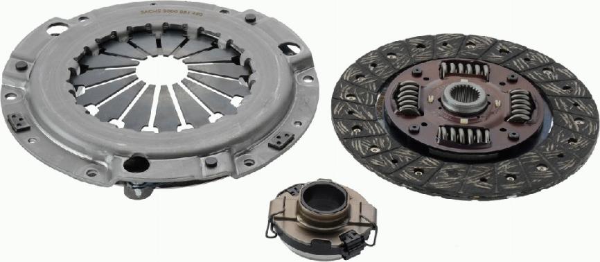 SACHS 3000 951 466 - Clutch Kit autosila-amz.com