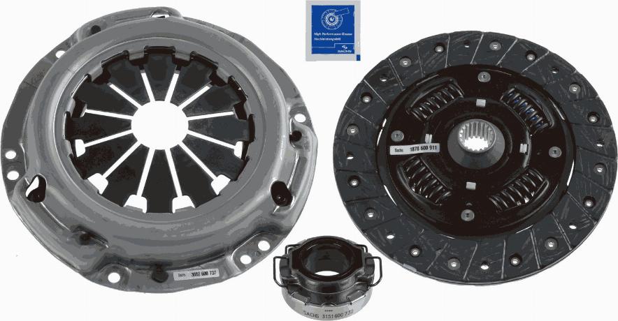 SACHS 3000 951 418 - Комплект сцепления autosila-amz.com