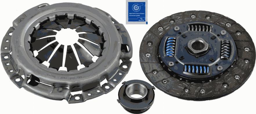 SACHS 3000 951 487 - Комплект сцепления autosila-amz.com