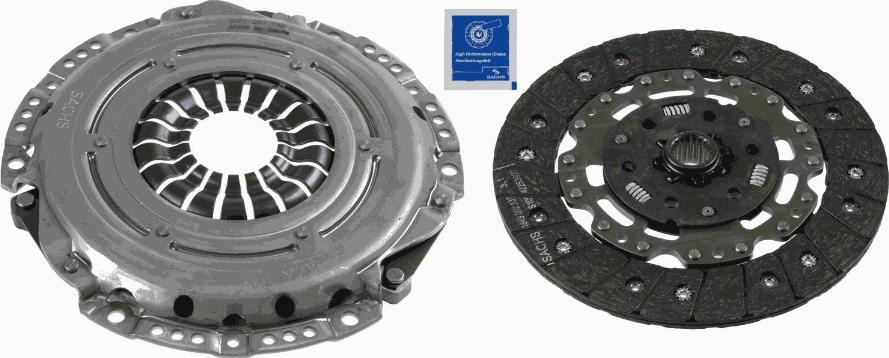 SACHS 3000 951 081 - Комплект сцепления (корзина, диск) autosila-amz.com