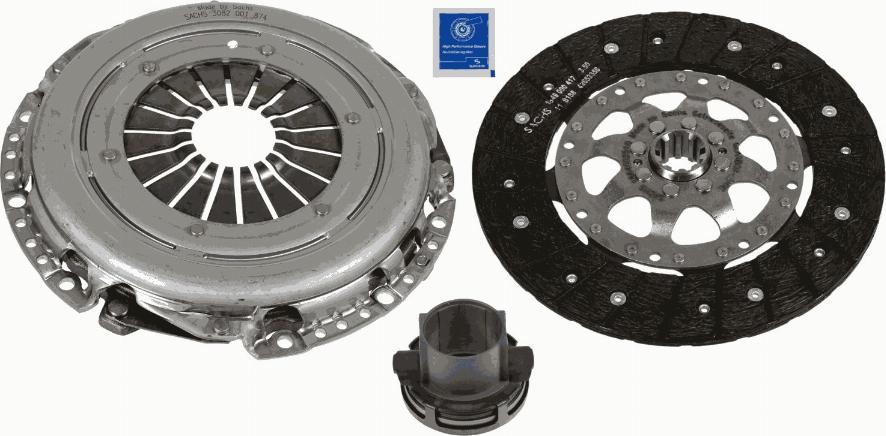 SACHS 3000 970 092 - Комплект сцепления autosila-amz.com