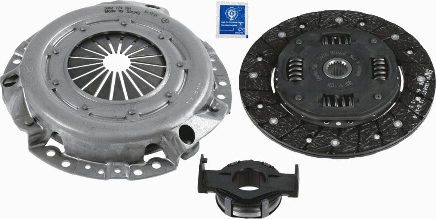 SACHS 3 000 108 002 - Комплект сцепления autosila-amz.com