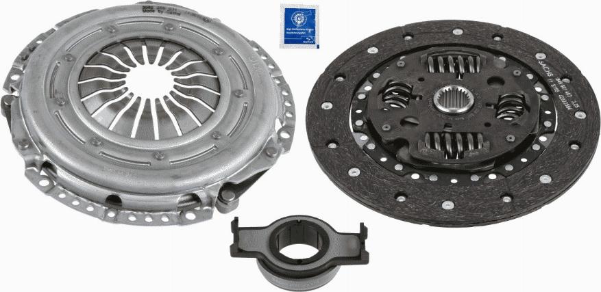 SACHS 3 000 706 101 - Комплект сцепления autosila-amz.com