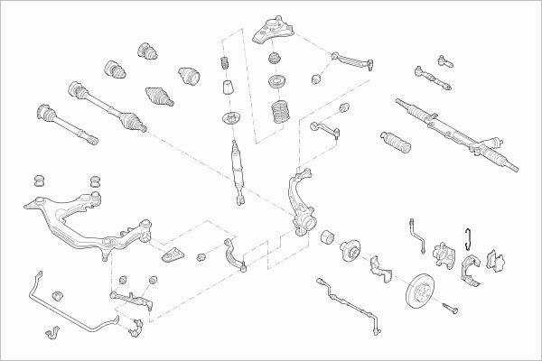 SACHS AUDI-A4B5-FS005 - Рулевое управление autosila-amz.com