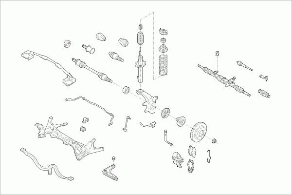 SACHS FORD-ESCOR-FS029 - Рулевое управление autosila-amz.com