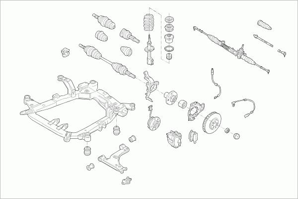 SACHS OPEL-ASTRA-FS081 - Рулевое управление autosila-amz.com