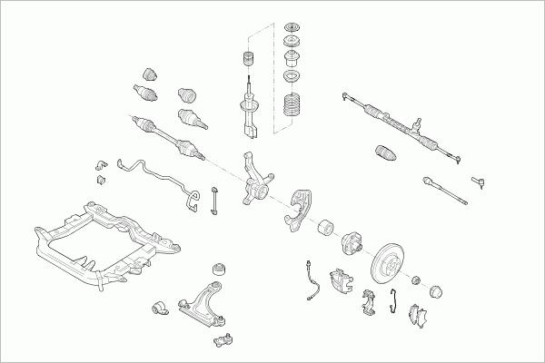 SACHS OPEL-CORSA-FS023 - Рулевое управление autosila-amz.com