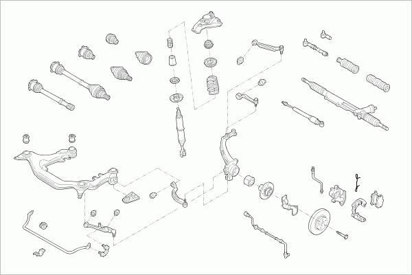 SACHS VW-PASSA-FS058 - Рулевое управление autosila-amz.com