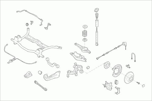 SACHS VW-TOURA-RS003 - Рулевое управление autosila-amz.com