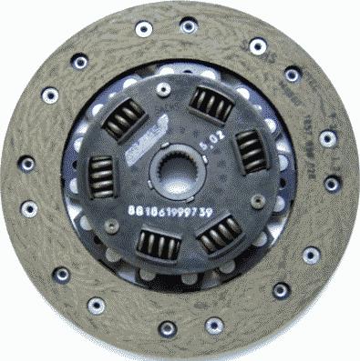 Sachs Performance 881861 999739 - Диск сцепления, фрикцион autosila-amz.com